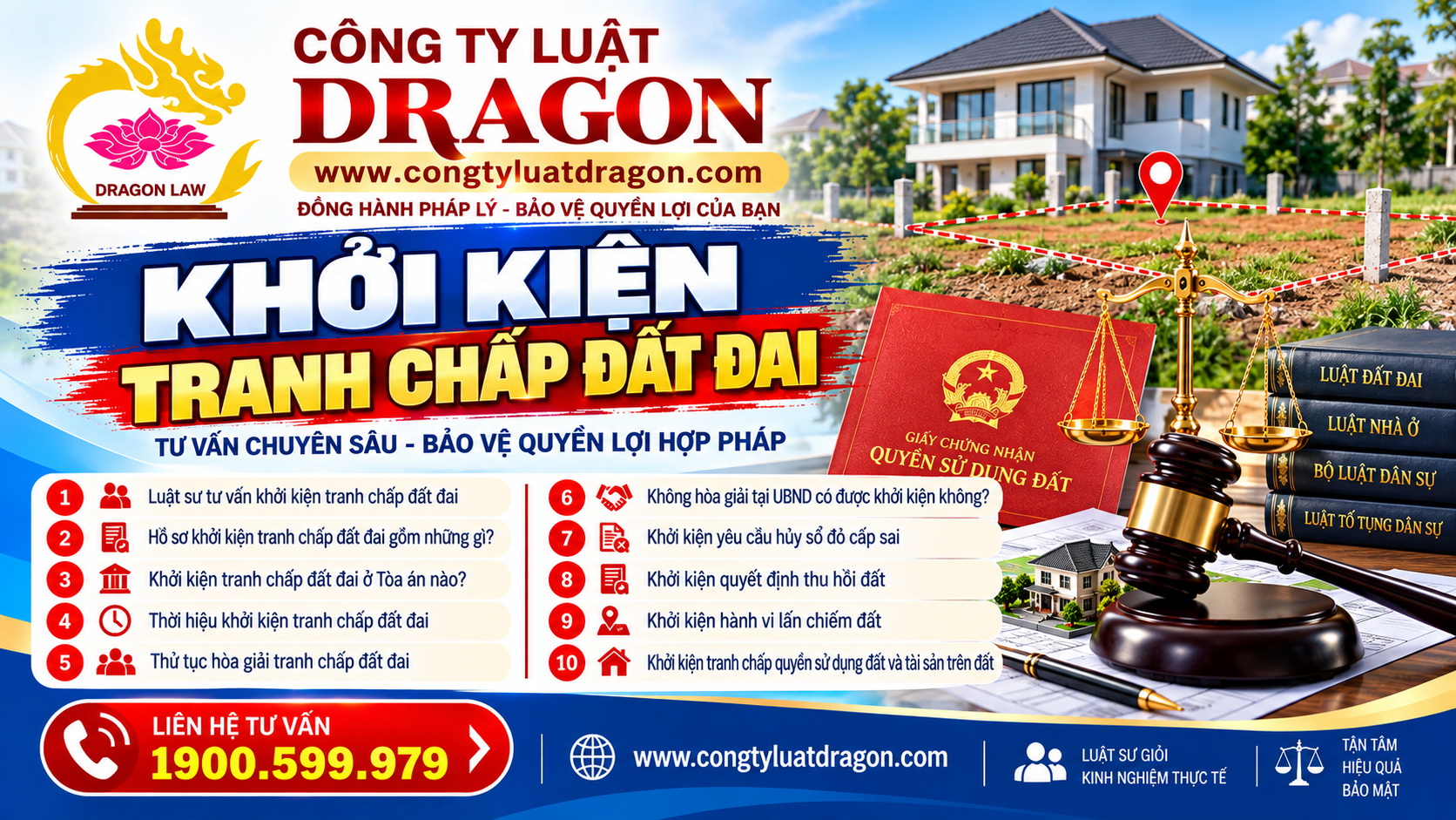 Khởi kiện tranh chấp đất đai: Hồ sơ, thủ tục, thẩm quyền và những điều lưu ý